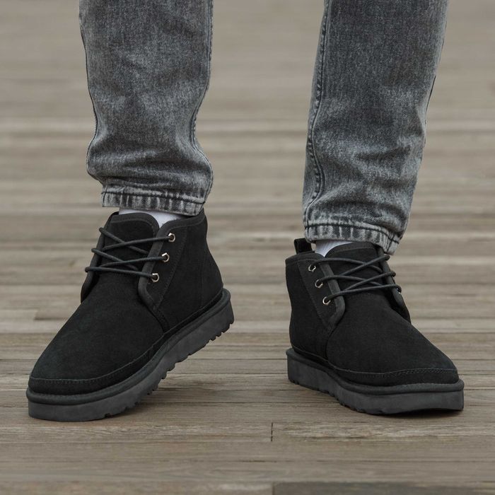 Мужские зимние угги , UGG Neumel "Black" Suede. 40-45