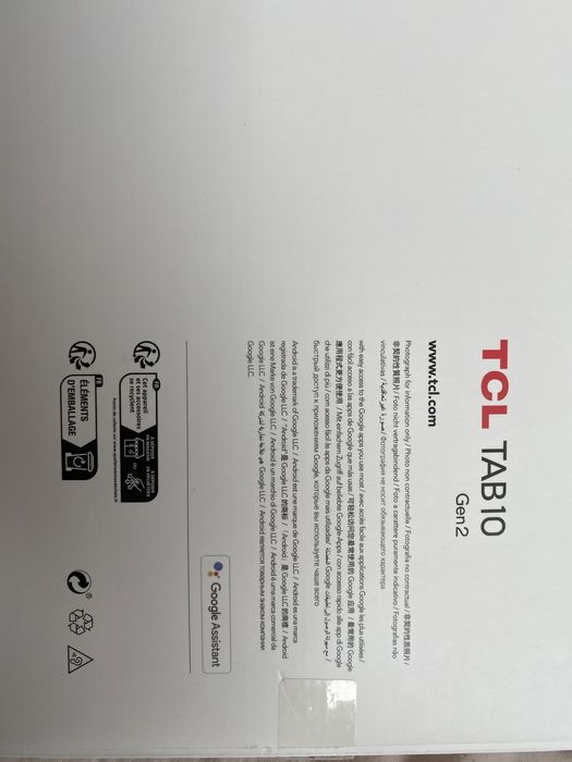 Nowy tablet TCL TAB 10 Gen 2 Szary