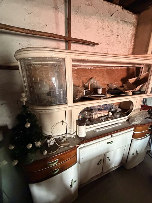 Kredens kuchenny byfej śląski antyk