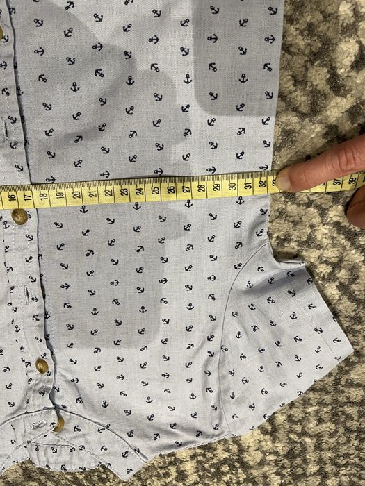 Koszula lniana len stójka Lupilu jak H&M 110