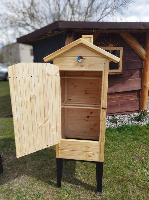 Wędzarnia drewniana komplet