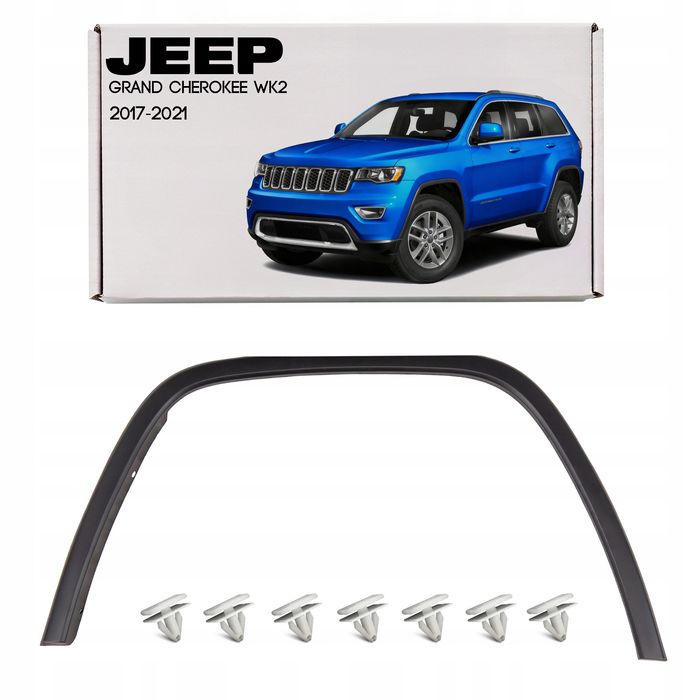jeep grand cherokee wk2 17-21 listwa błotnika gładka lewa przód 5xt69rxfac