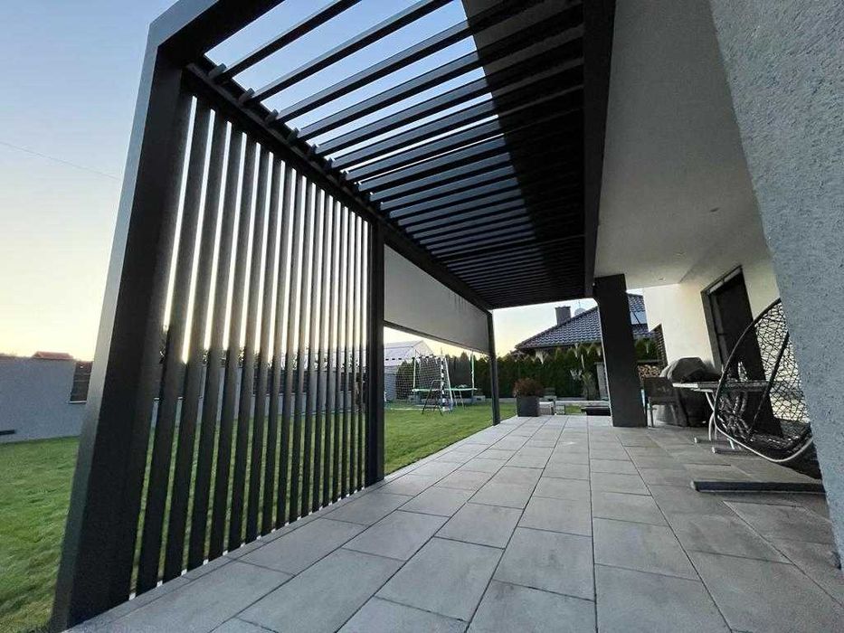 Pergola tarasowa aluminiowa Firmy AM Pergola System - Producent Śląsk