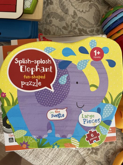 Перший пазл на 6 елементів Elephant M&S