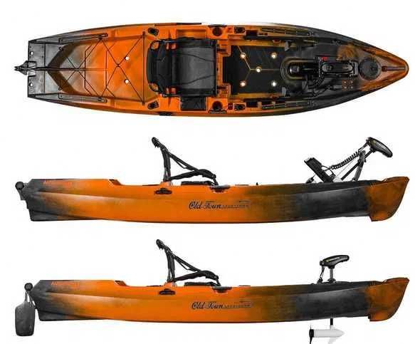 EXCLUSIVO] Kayak de Pesca Motorizado - Old Town AutoPilot 120 (Como Novo)