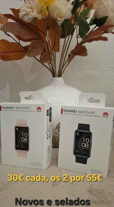 Relógio-Smartwatch-Huawei watch Fit 2+Fit 3+Edição elegante+Band8 novo