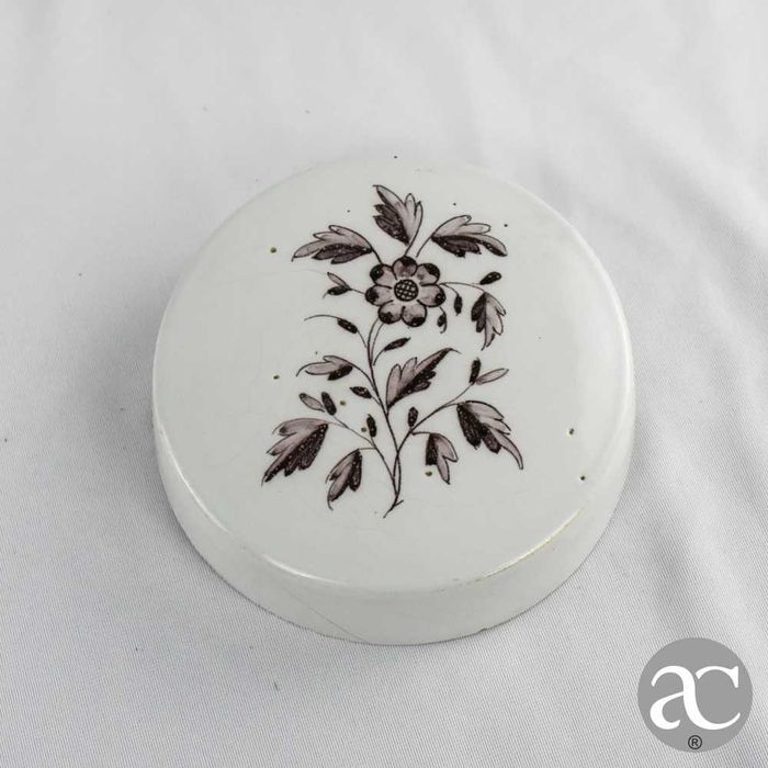 Pote com tampa em faiança da fábrica da Torrinha - Gaia Nº2