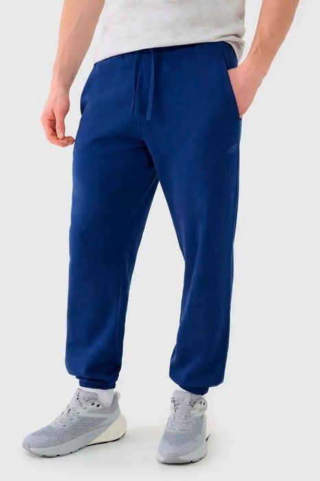4F Ocieplany Męski Dres Bawełna Komplet Bluza Spodnie / Rozm L