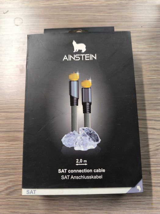 Kabel satelitarny Premium AINSTEIN SAT 2m NOWY 110dB AISA1020