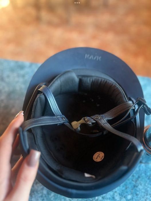 Kask KASK jeździecki granatowy