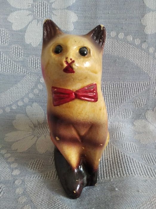 Фигурка, статуэтка фарфоровая. Копилка. Котик