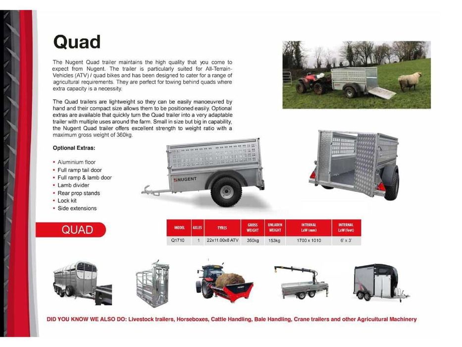 Reboque Nugent Modelo Q1710