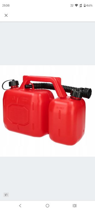 Kanister dwuzbiornikowy 5+2