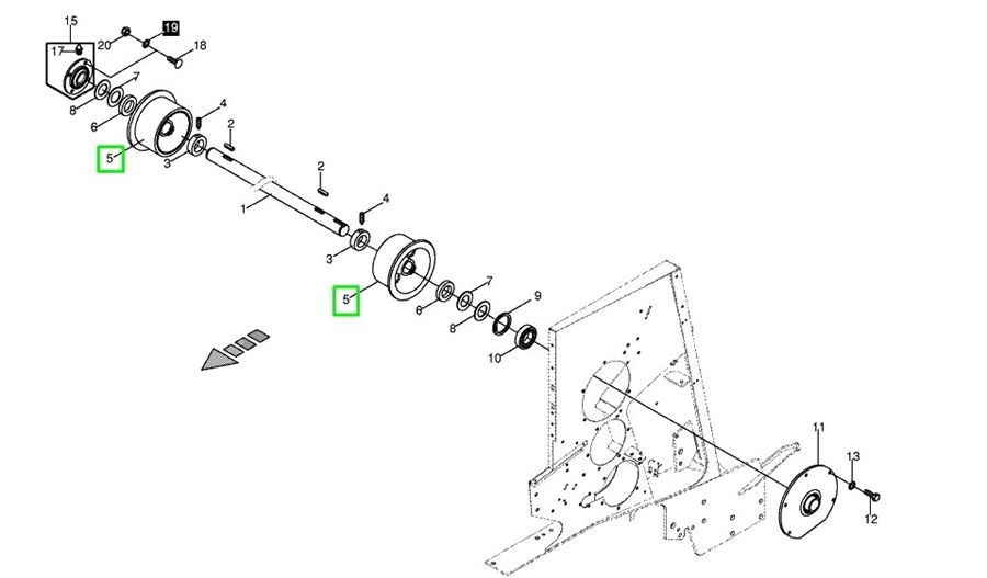 Rolka napędzająca pas Comprima NovoGrip
