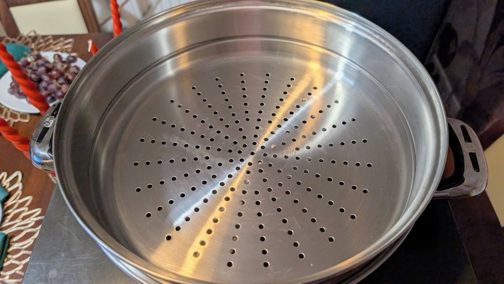 Garnek rondel na parze