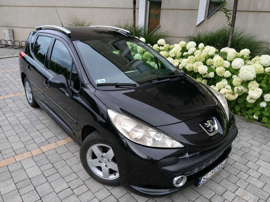PEUGEOT 207SW 1.4 95KM 2008r, Dach Panoramiczny, Klima, Isofix