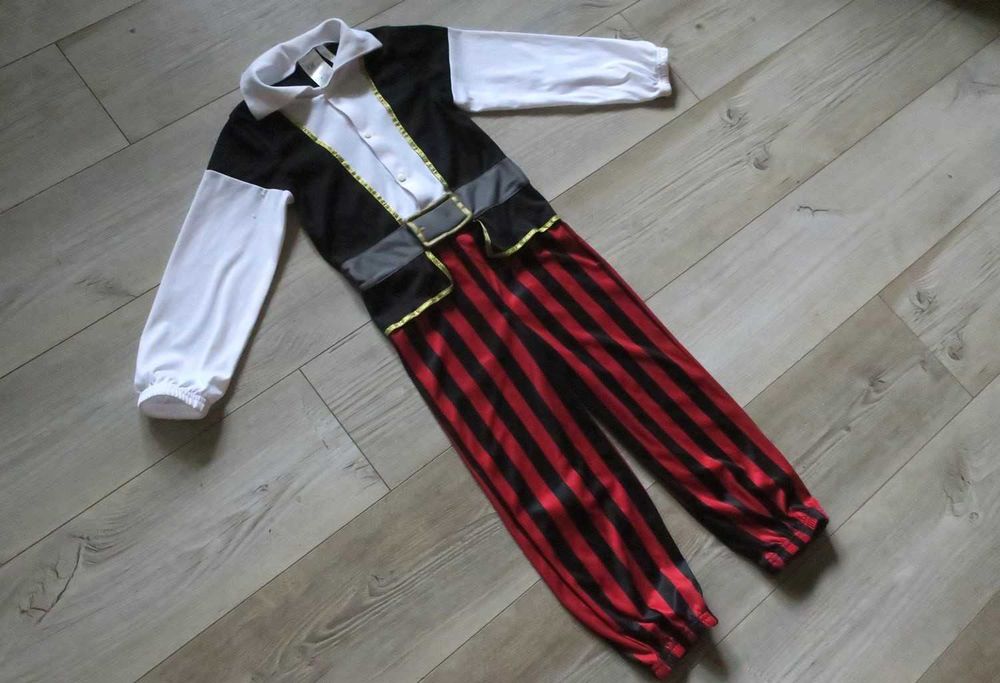 Strój karnawałowy pirat H&M roz 110-116, 4-6 lat