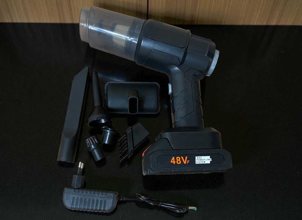 Мощный автомобильный пылесос Dust Collector, акумулятор 48V