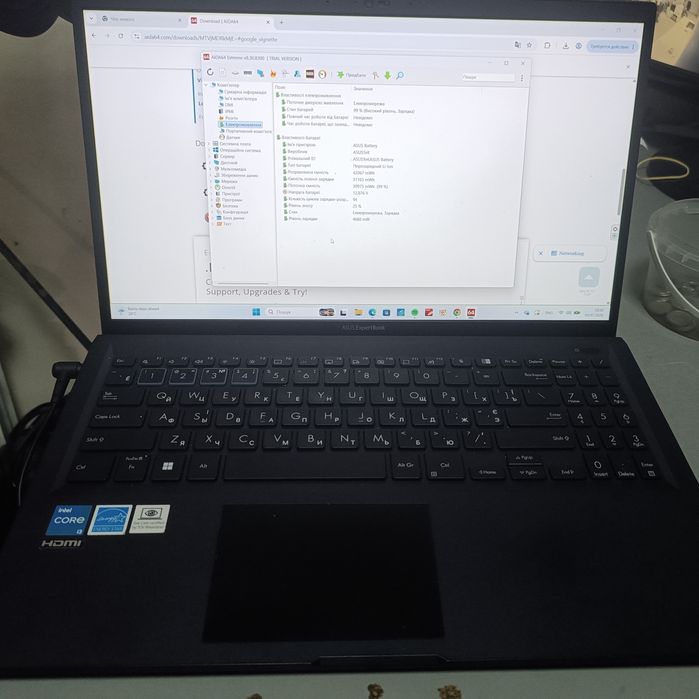 Ноутбук Asus b1500cb Core i3 1215u 8озу