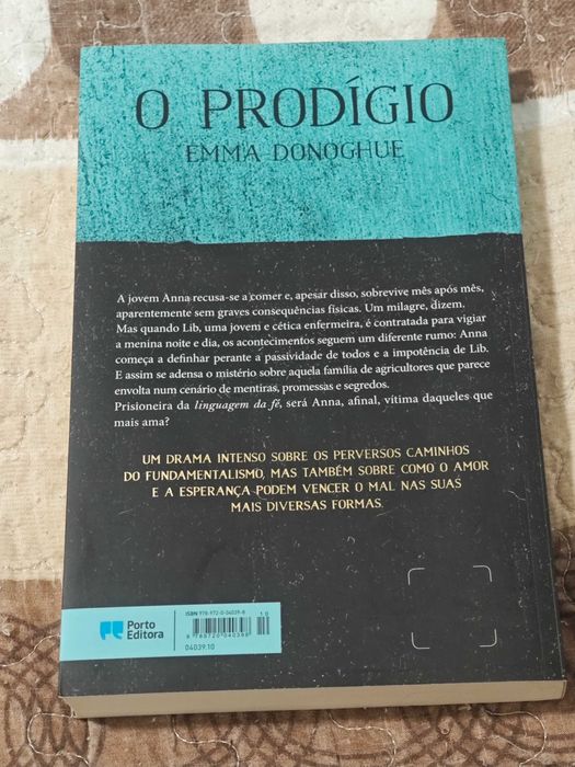 Livro "o prodigio"