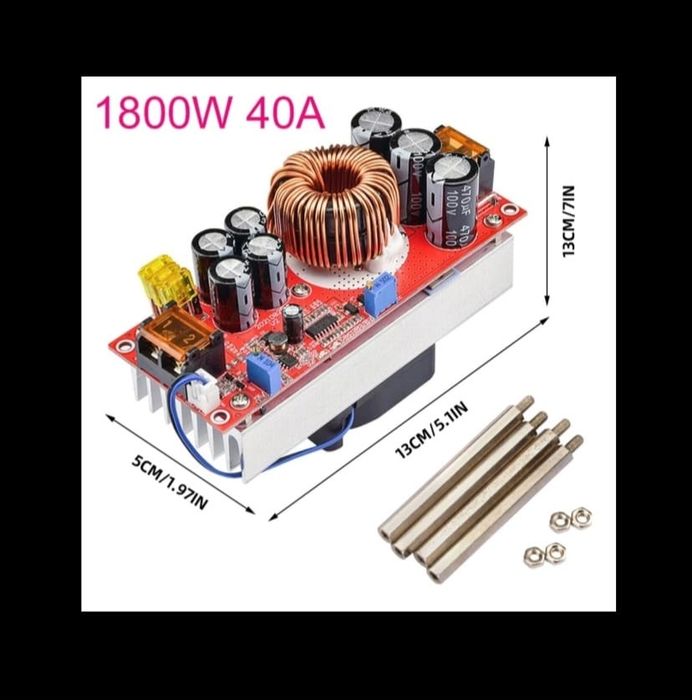 DC DC повышающий преобразователь 1800w