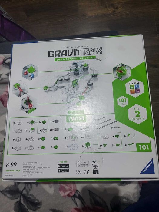 Gravitrax gra logiczna nowa Ravensgurger
