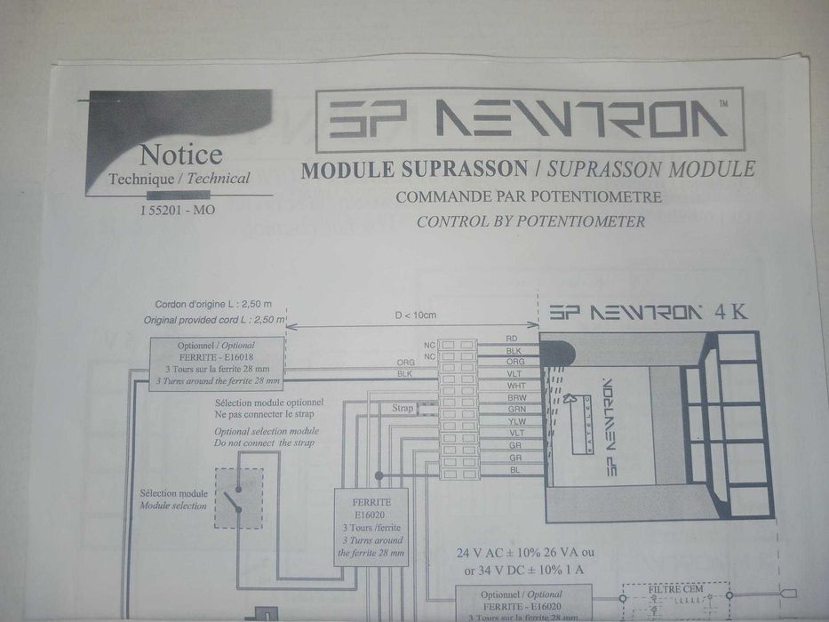 Skaler ultradźwiękowy  Satelec SP Nawtron 4K do zabudowy OKAZJA