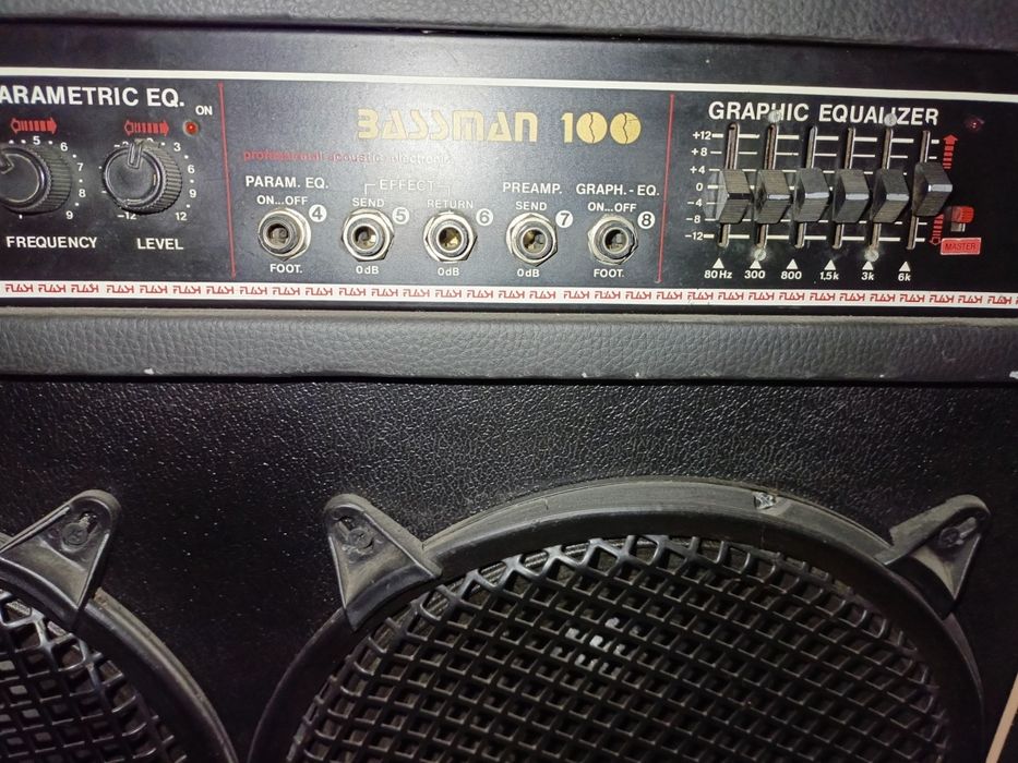 Wzmacniacz gitarowy basowy LDM Bassman 100 -uszkodzony