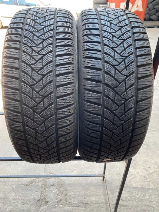 205/55R16 Dwie używane opony zimowe Dunlop