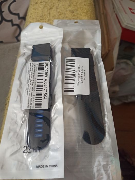 Dwa paski do zegarka zestaw 2szt 22-24mm