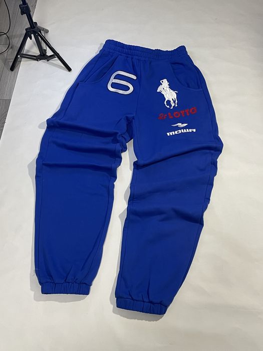 Штани спортивні Mowalola Ralph Lauren синій колір М-Л нові з бірками