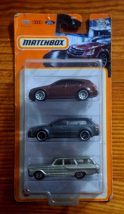 Matchbox Audi RS6 Avant Cadillac Ford 3-pak