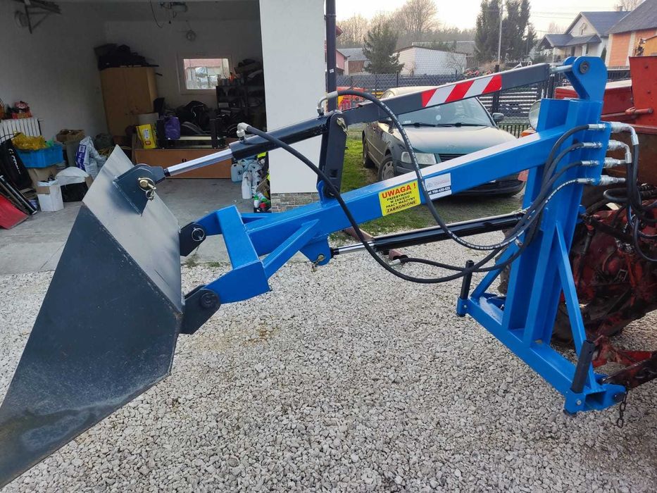 Z podwójną Hydrauliką Ładowacz Do Tura Na Tył Ciągnika Nowy Podnośnik