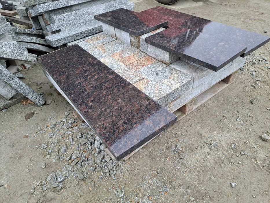 Parapety kamienne granitowe, różne kolory, parapet gr 3cm, producent