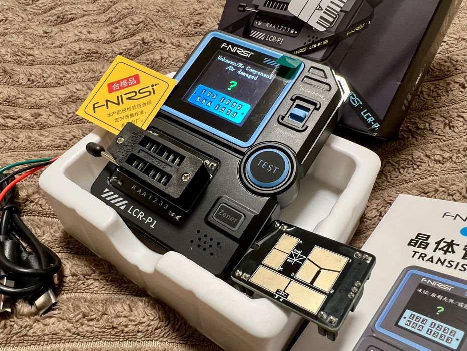 Official Store Fnirsi LCR Tester PRO + Тестер Радиодеталей Электронных