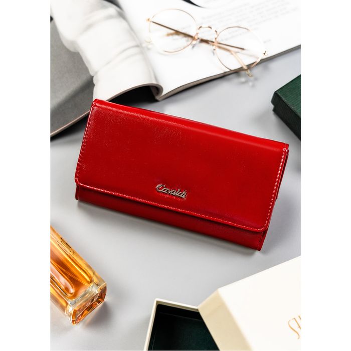 duży portfel damski ze skóry ekologicznej - 4u cavaldi