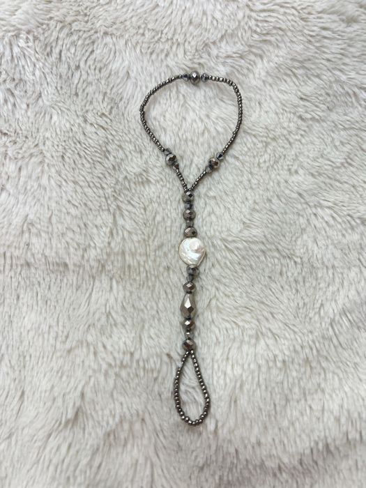 Breloczek perła elegancki glamour glam handmade