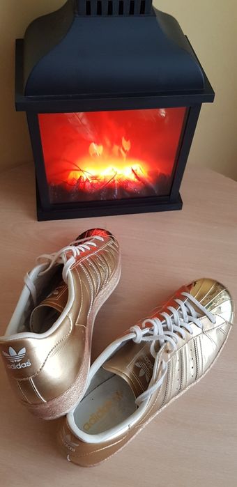 Adidas Originals SUPERSTAR 80S METAL GOLD 44.5