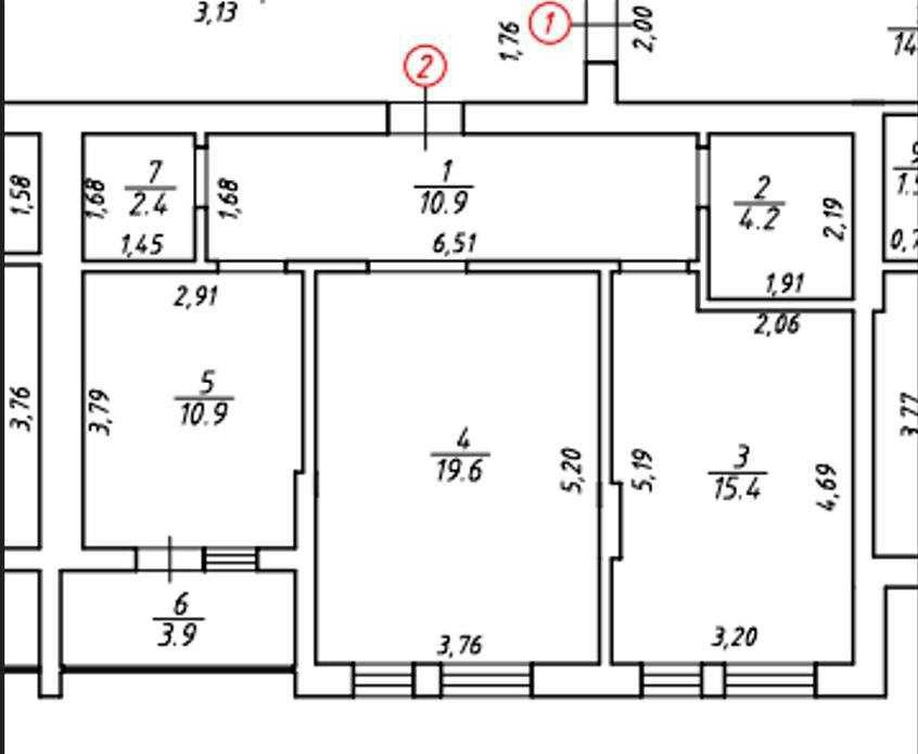 2-кімнатна квартира за адресою (площа 68 м²) - Atlanta.ua - фото 9