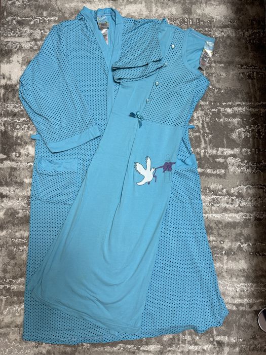 Трикотажный женский комплект для кормящей мамы р. L-XL