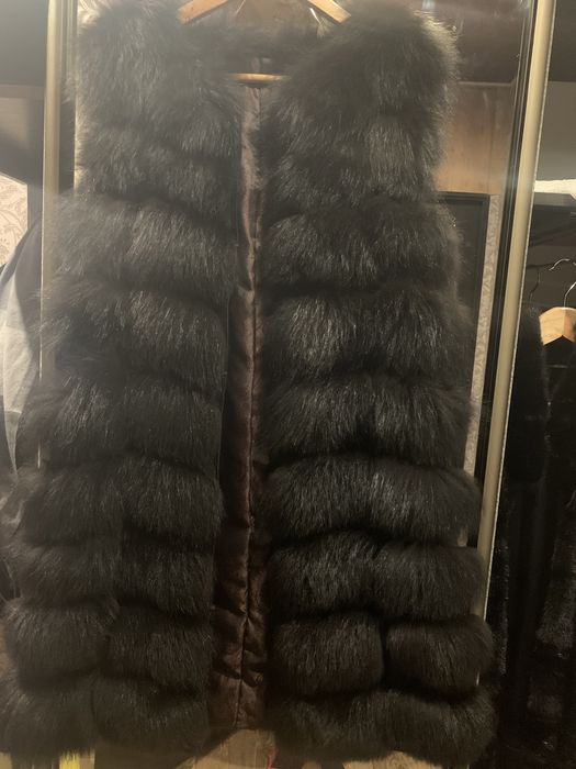 Натуральна жилетка з песця