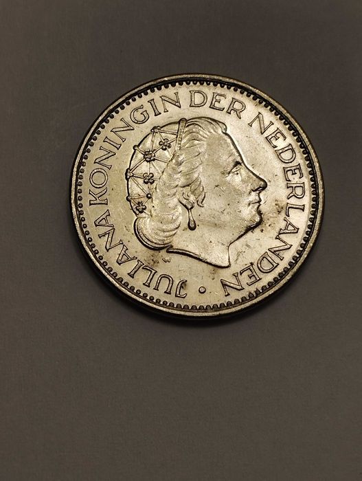 Holandia 1 gulden 1972r. Juliana - stan bardzo dobry