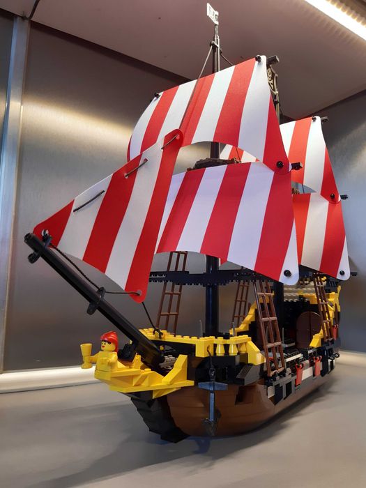 NOWE drukowane żagle Lego Pirates 6285 Black Seas Barracuda