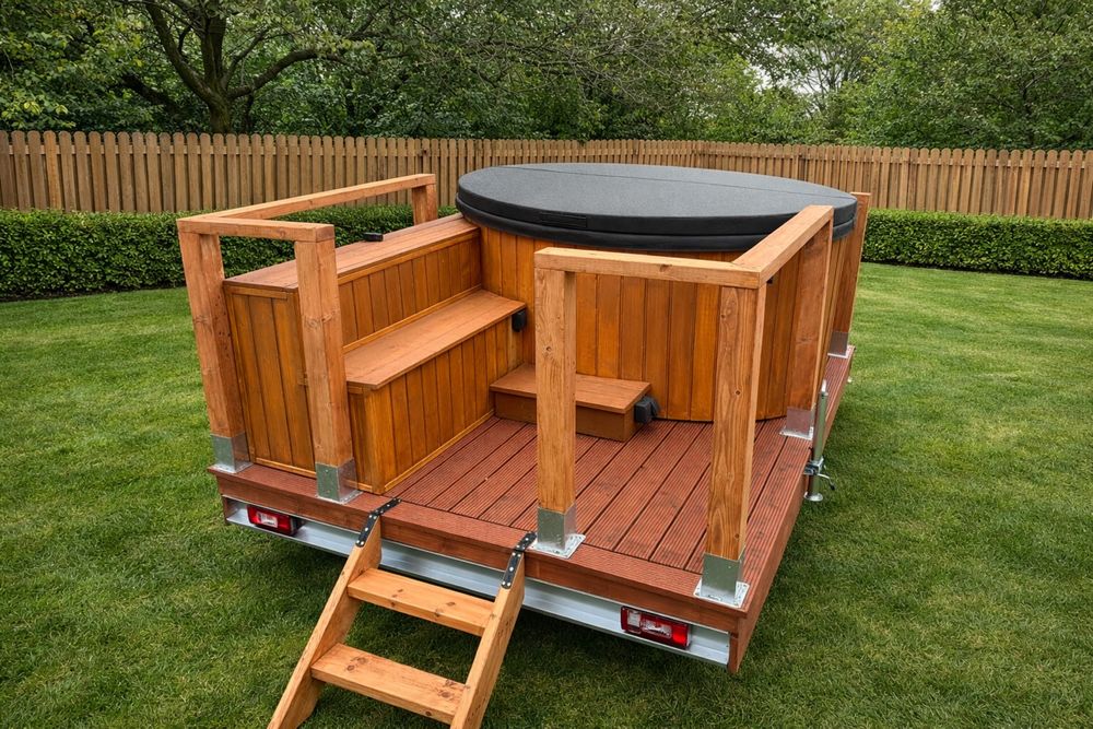 Wynajem mobilnej balii - jacuzzi mobilna balia