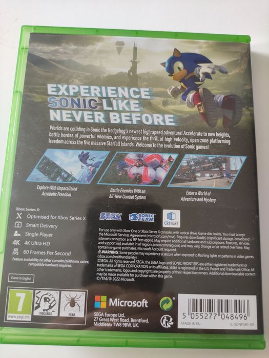 Sonic Frontiers Xbox Series X / Xbox One