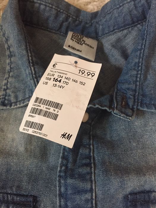 Camisa ganga H&M t13/14