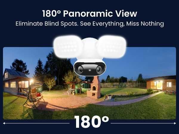 câmara de segurança Reolink Elite Pro Floodlight PoE, nova e sem uso.