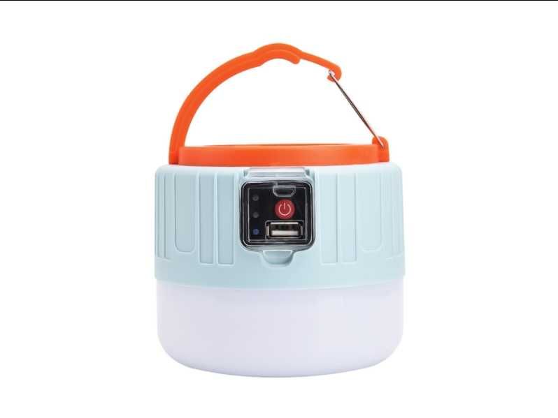 Фонарь лампа109 кемпинг на аккум. с солнечной батареей /АЛП USB.Ліхтар