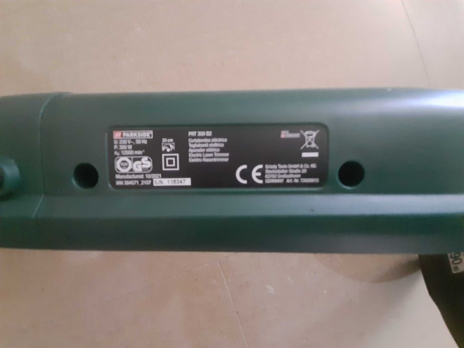 Aparador de relva Parkside