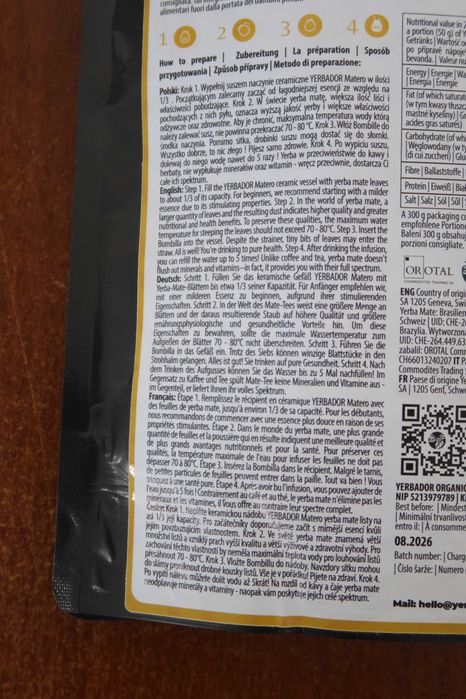 Suplement diety Yerbador Yerba Mate owoce tropikalne 300g